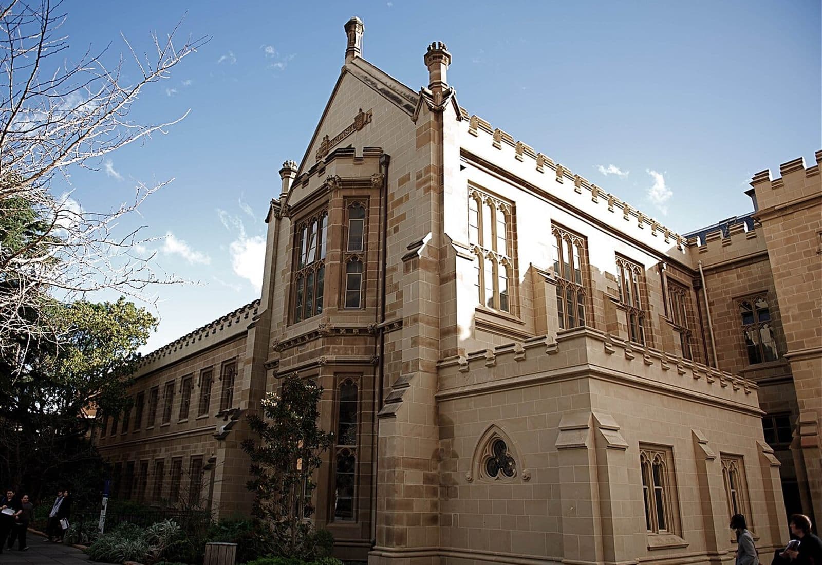 Historic Gothic Revival buildings on the University of Melbourne Parkville campus